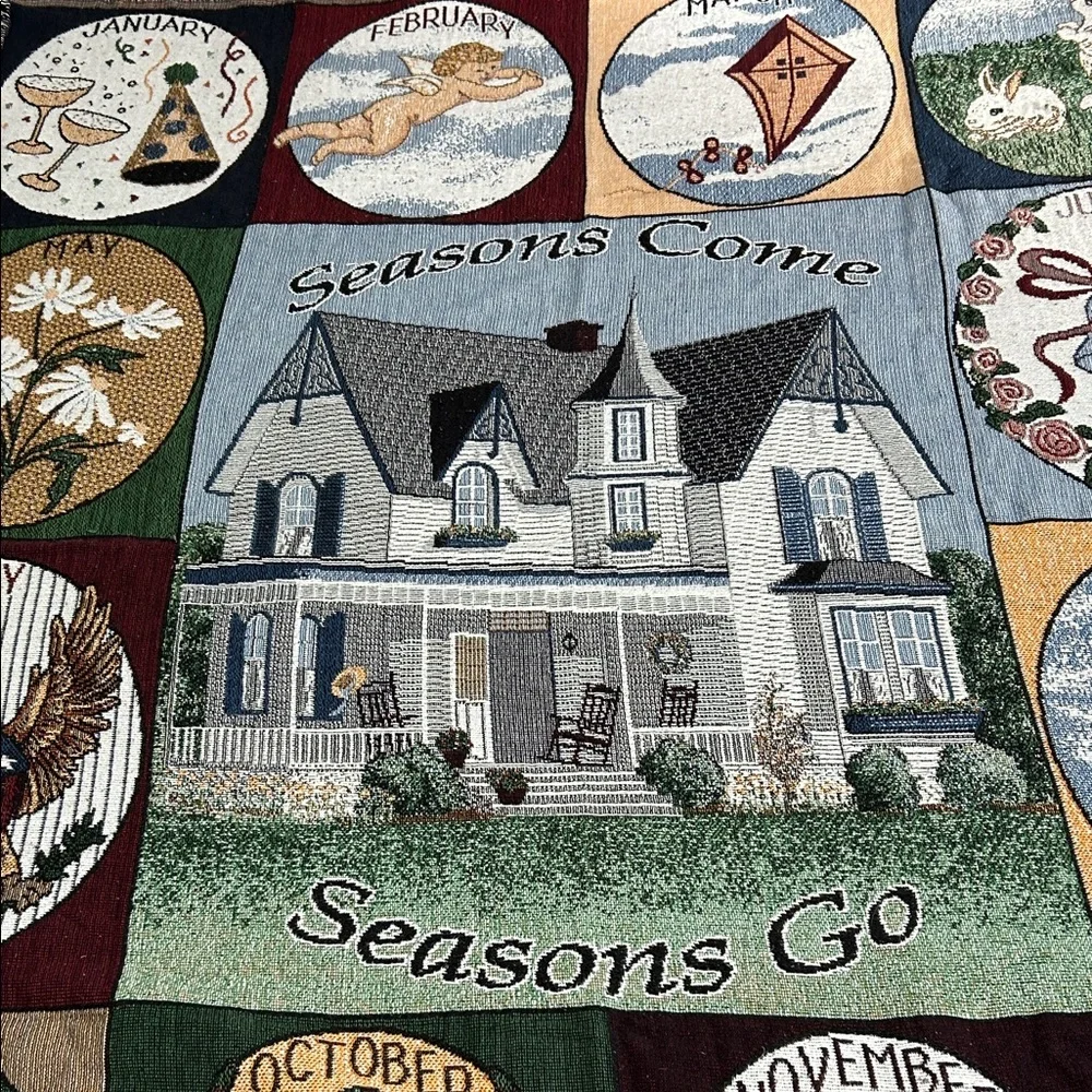 Seasons Come Seasons Go Tapestry Blanket